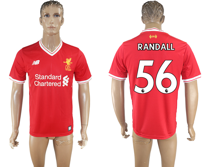 2017-2018 Liverpool RANDALL #56 FOOTBALL JERSEY RED