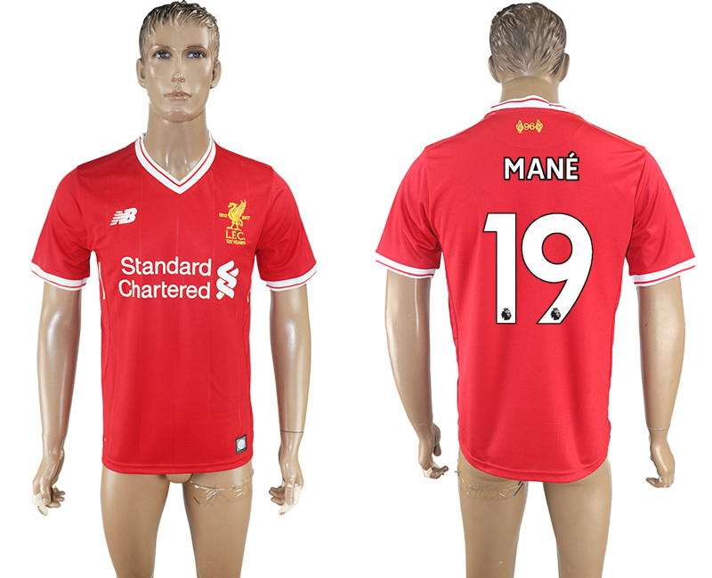 2017-2018 Liverpool MANE #19 FOOTBALL JERSEY RED