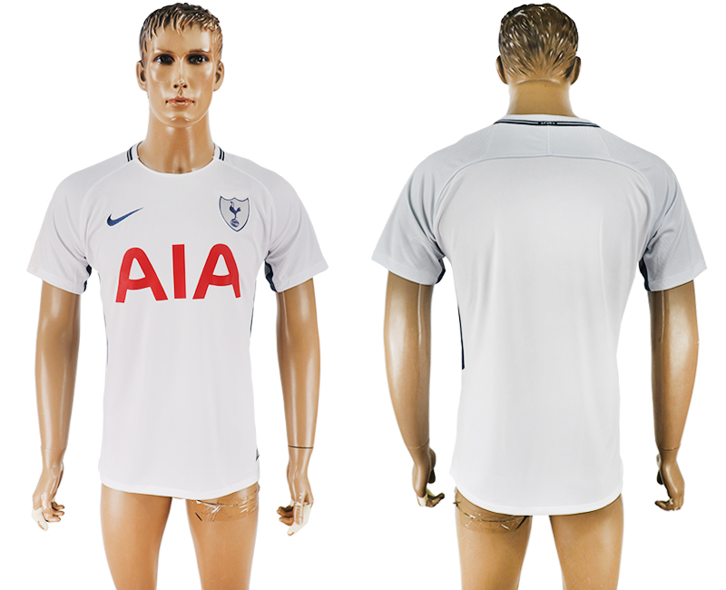 2017-2018 Tottenham Hotspur Football Club   football jersey whit