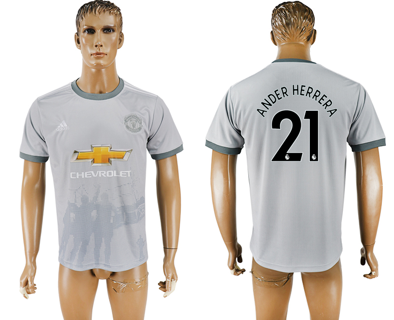 2017-2018 Manchester United ANDER HERRERA #21 football jersey  g