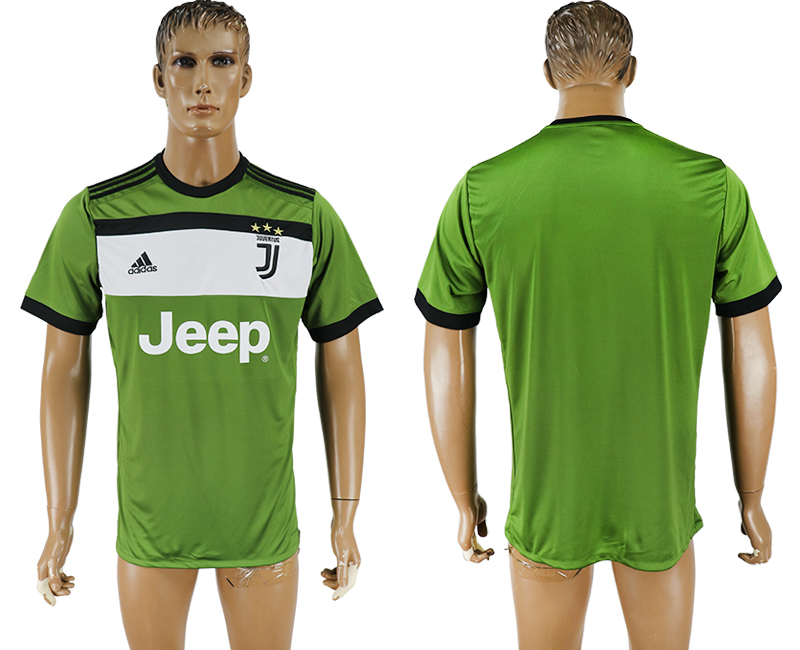 2017-2018 Juventus F.C.   football jersey green
