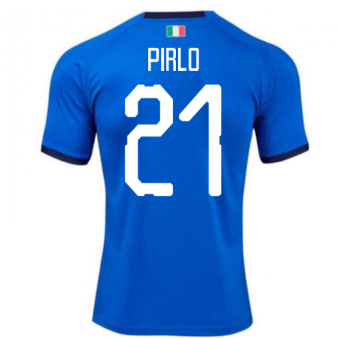 2018-19 Maillot Italie domicile (pirlo 21) Bleu