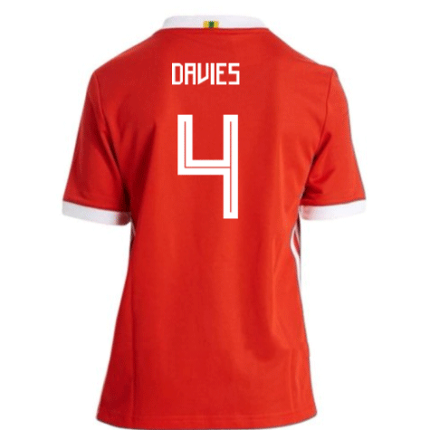 2018-19 Maillot Gales domicile (davies 4) Rouge