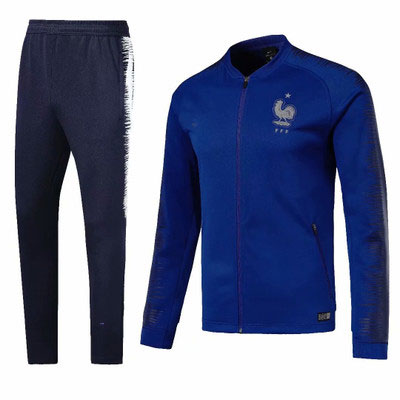 Veste Foot France 2018-19 Bleu Kit