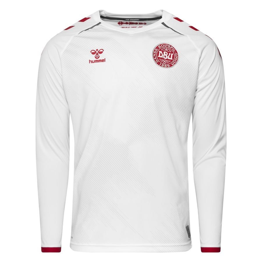Denmark Away Shirt EURO 2020 Long Sleeves Kids-Kit