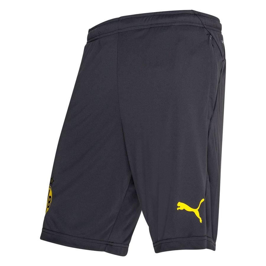 Dortmund Training Shorts - Asphalt/Cyber Yellow