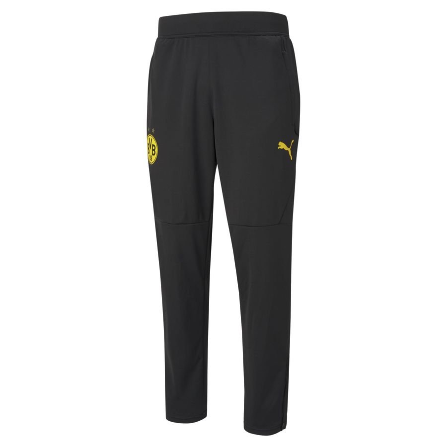 Dortmund Training Trousers Warm Up - Black/Cyber Yellow