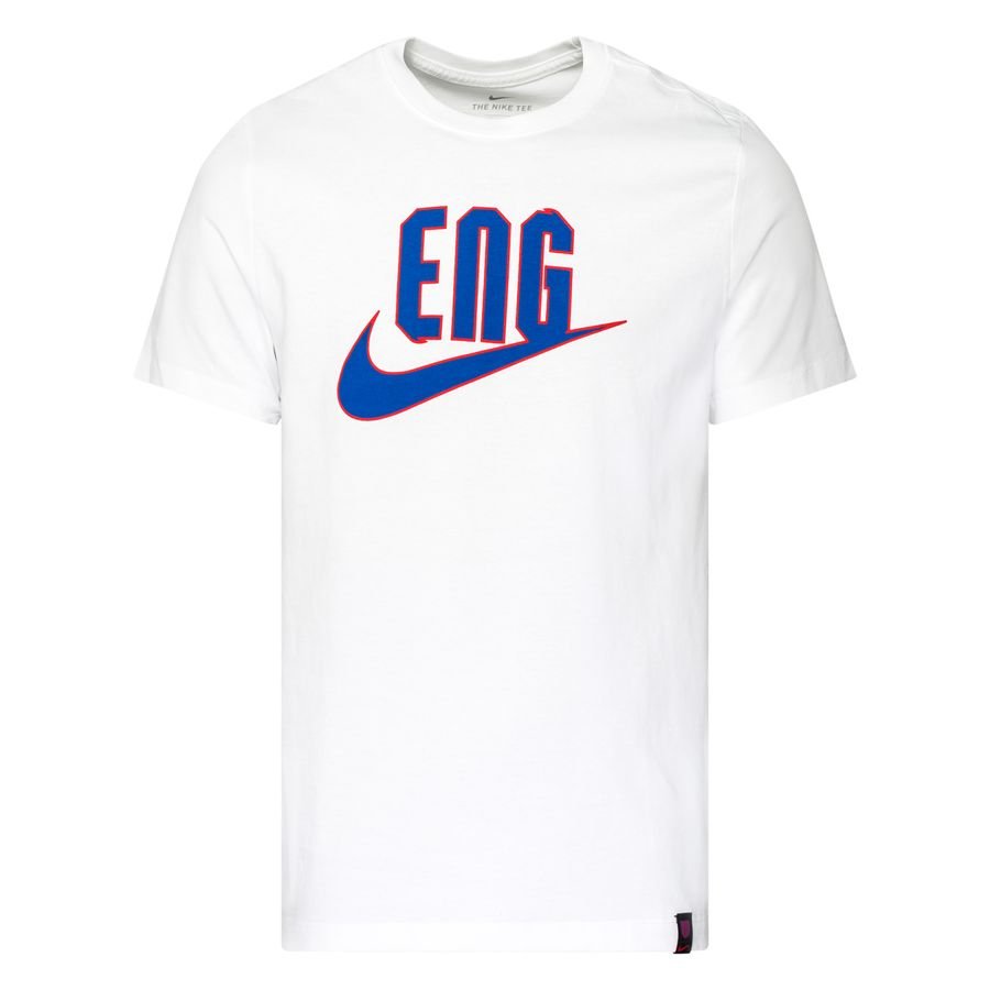 England T-Shirt Training Ground EURO 2020 - White/Blue