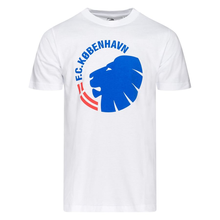 FC Copenhagen T-Shirt FCK logo - White Kids-Kit