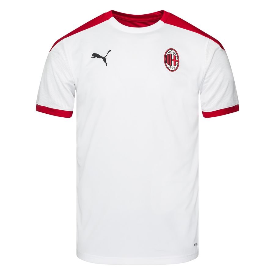 Milan Training T-Shirt Tracksuit - White/Tango Red
