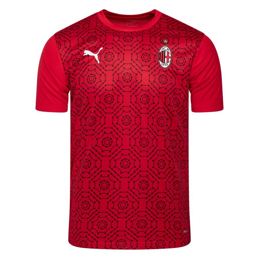Milan Training T-Shirt Tracksuit Stadium - Tango Red Black