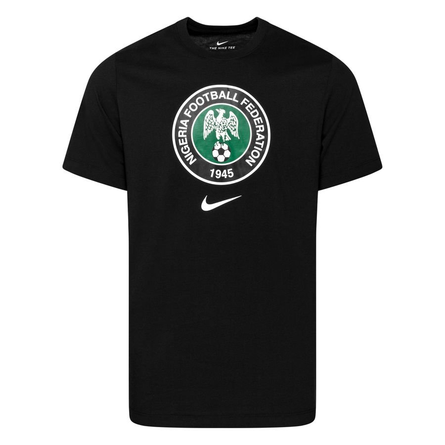 Nigeria T-Shirt Evergreen - Black