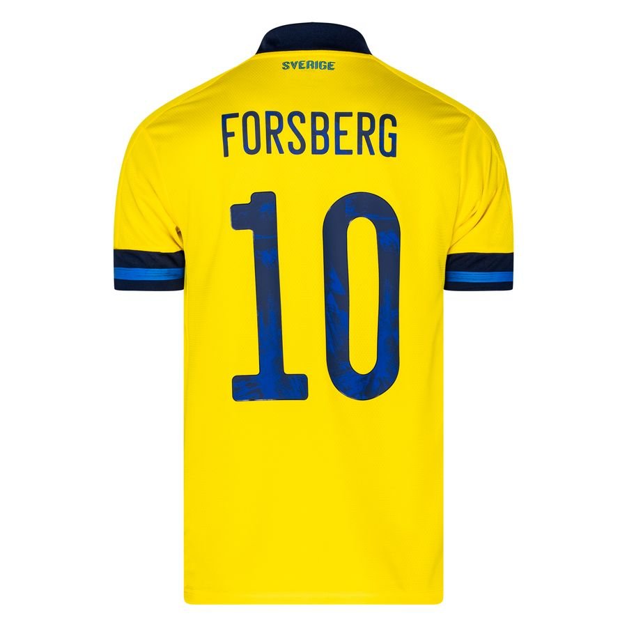 Sweden Home Shirt EURO 2020 FORSBERG 10