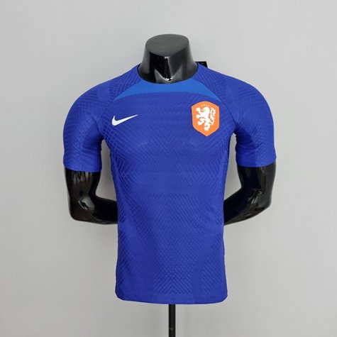 Maillot Netherlands Authentique Bleu 2022-2023