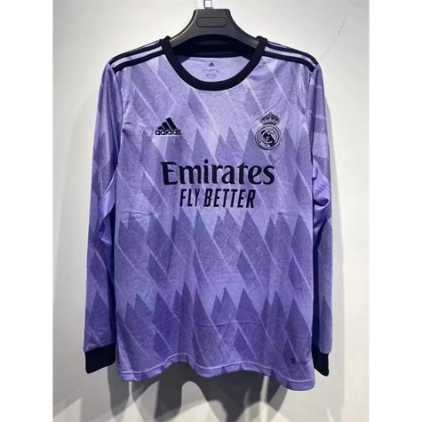 Maillot Real Madrid Manches Longues Exterieur 2022-2023