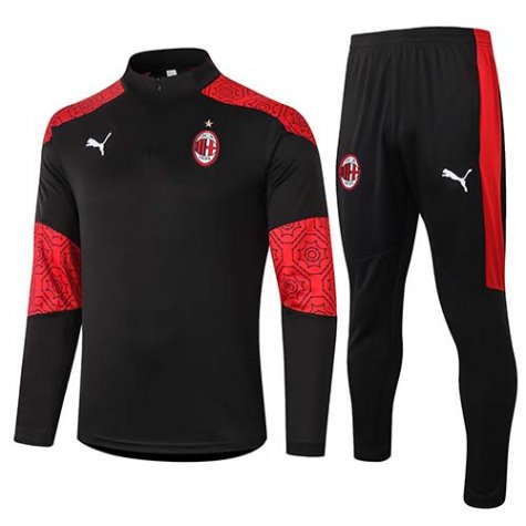 Survetement Veste AC Milan 2020-21 Black red