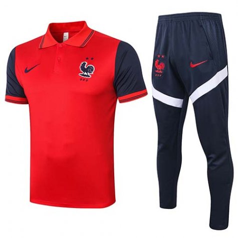 Maillot Polo France 2020-21 rouge