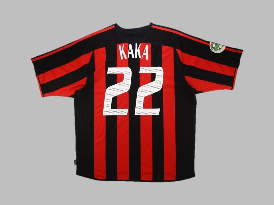 Ac Milan 2003 2004 Kaka 22 Home Shirt Serie A
