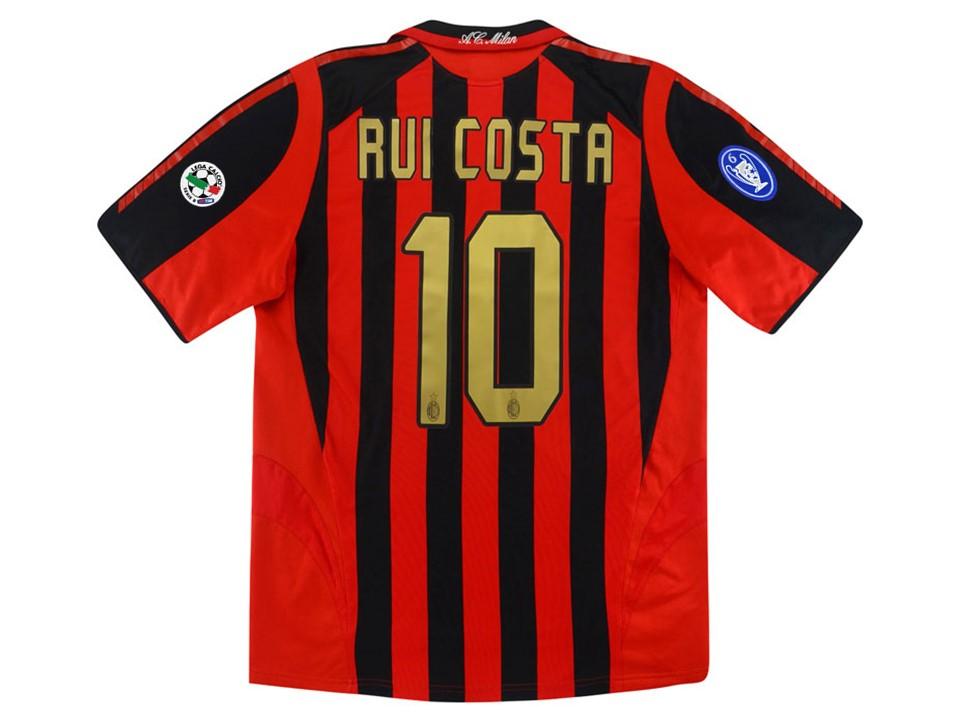 Ac Milan 2005 2006 Rui Costa 10 Home Football Shirt Soccer Jersey