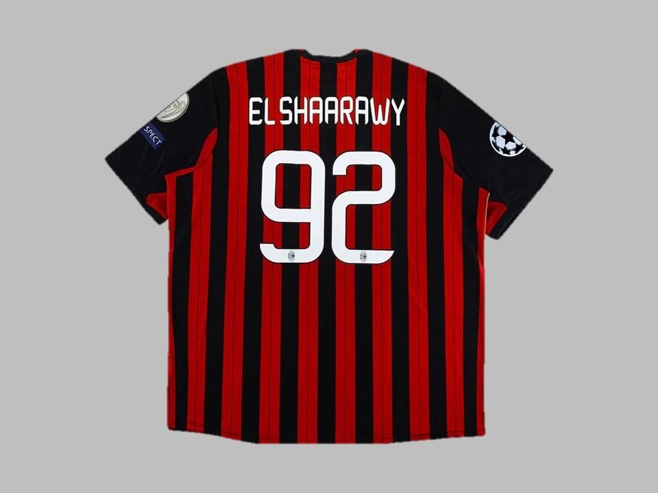 Ac Milan 2013 2014 Elshaarawy 92 Home Shirt Champions League
