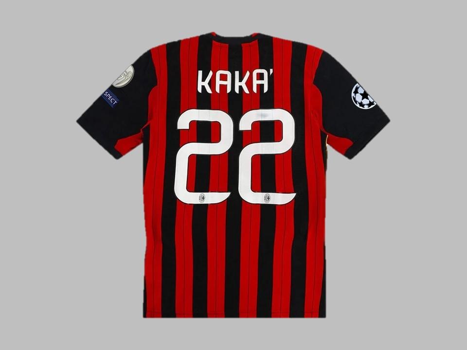 Ac Milan 2013 2014 Kaka 22 Home Shirt Champions League