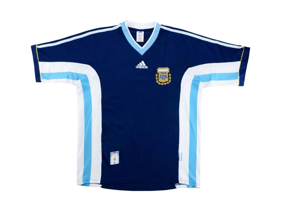 Argentina 1998 World Cup Away Football Shirt Soccer Jersey