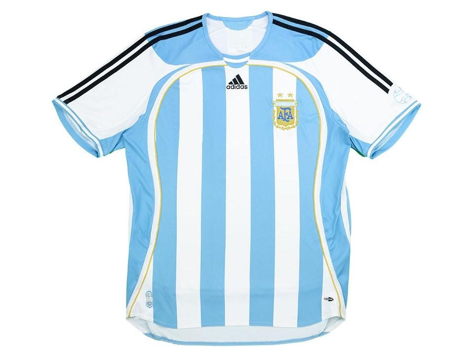 Argentina 2006 World Cup Home Football Shirt Soccer Jersey