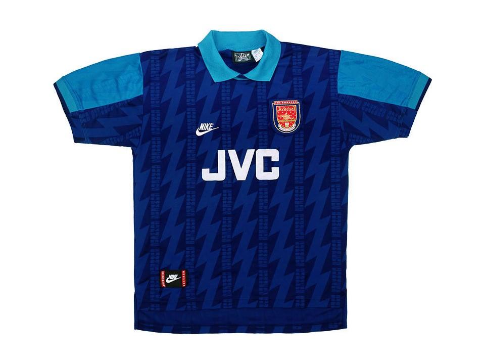Arsenal 1994 1995 Away Blue Jersey