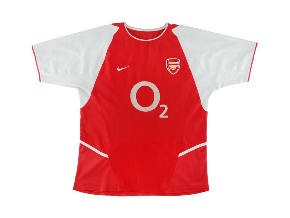 Arsenal 2002 2004 Home Football Shirt Soccer Jersey
