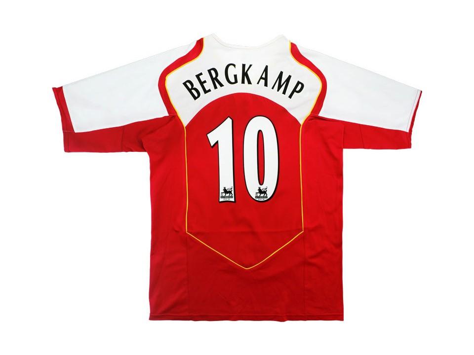 Arsenal 2004 2005 Bergkamp 10 Home Football Shirt Soccer Jersey