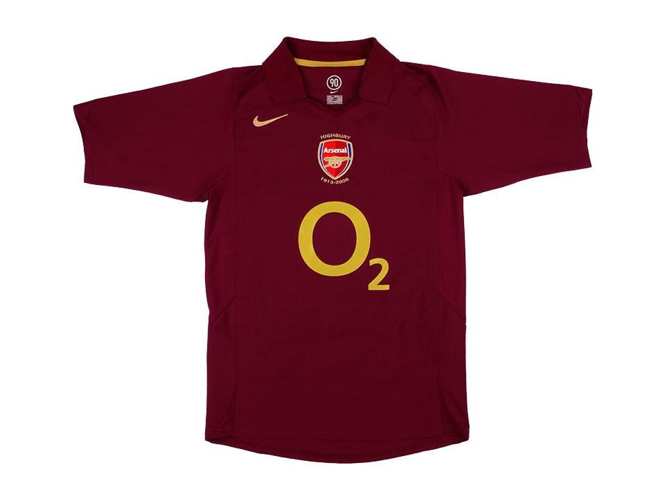 Arsenal 2005 2006 Highbury Football Shirt Soccer Jersey