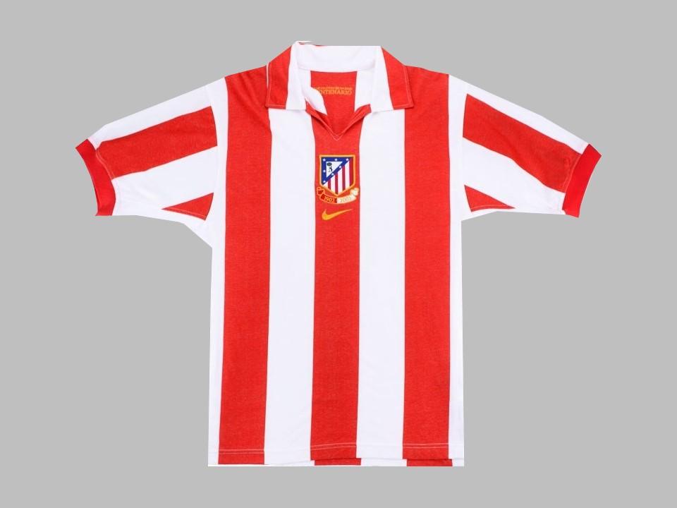 Atletico Madrid 2002 2003 Home Shirt