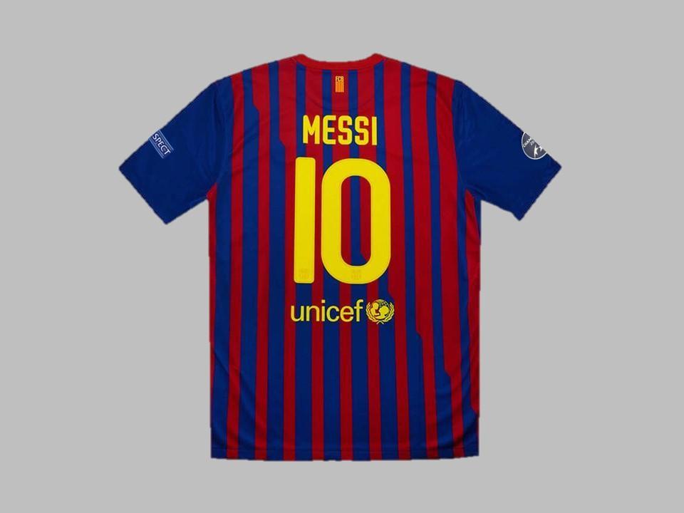 Barcelona 2011 2012 Messi 10 Home Shirt