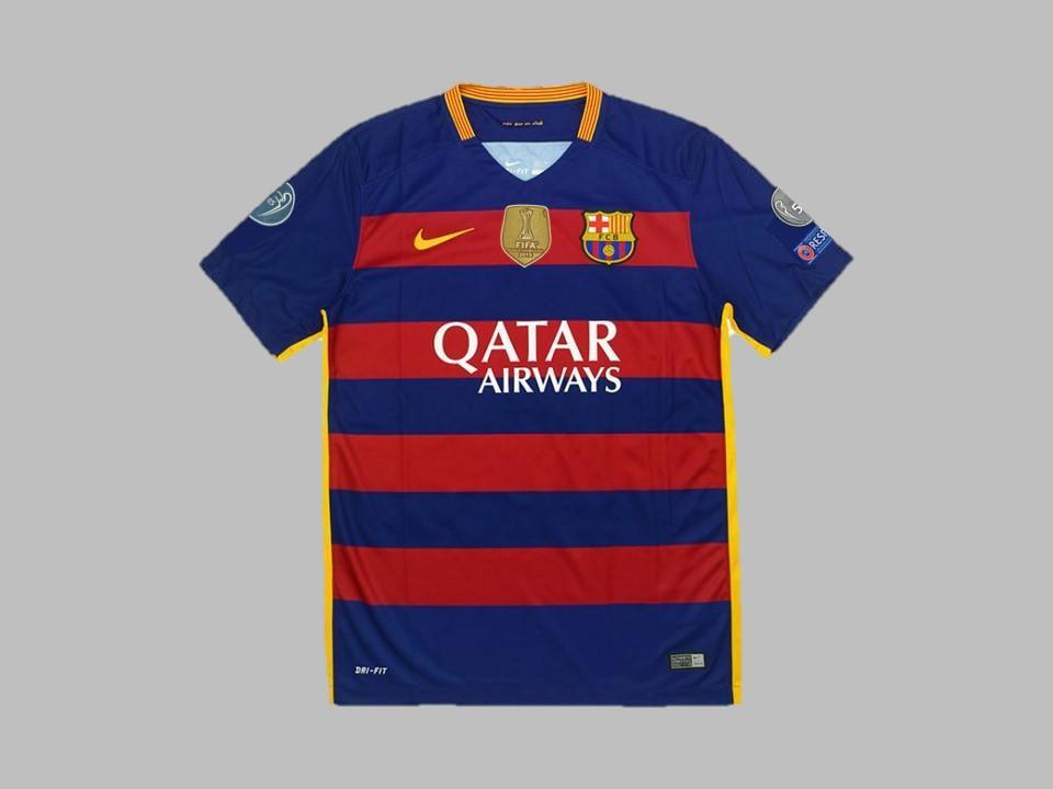 Barcelona 2015 2016 Home Shirt