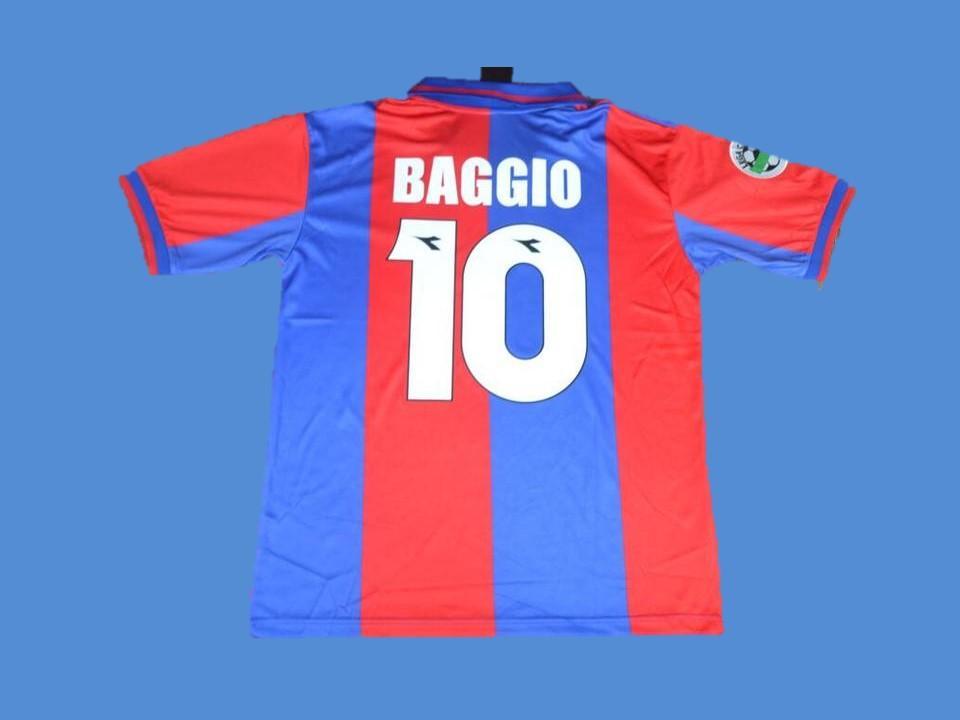 Bologna 1997 1998 Baggio 10 Home Jersey Serie A