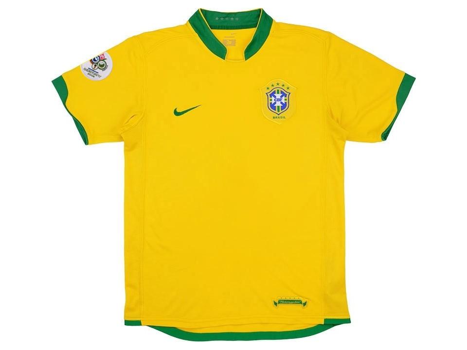 Brazil Brasil 2006 Home Jersey