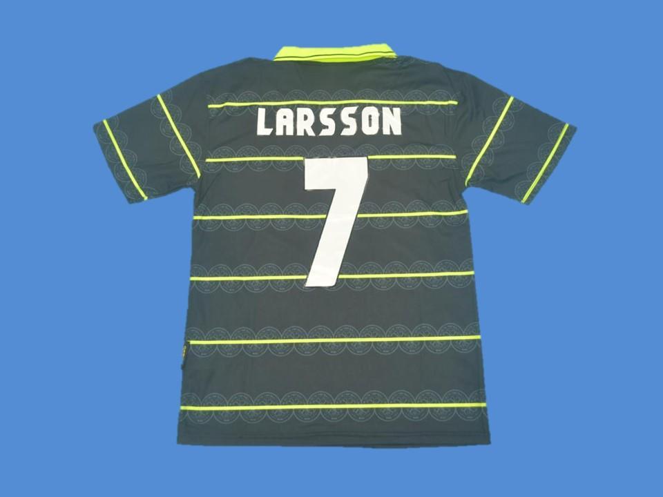 Celtic 1998 Larsson 7 Away Jersey