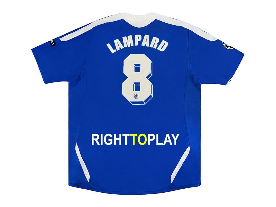 Chelsea 2012 Lampard 8 Ucl Final Home Football Shirt Soccer Jersey
