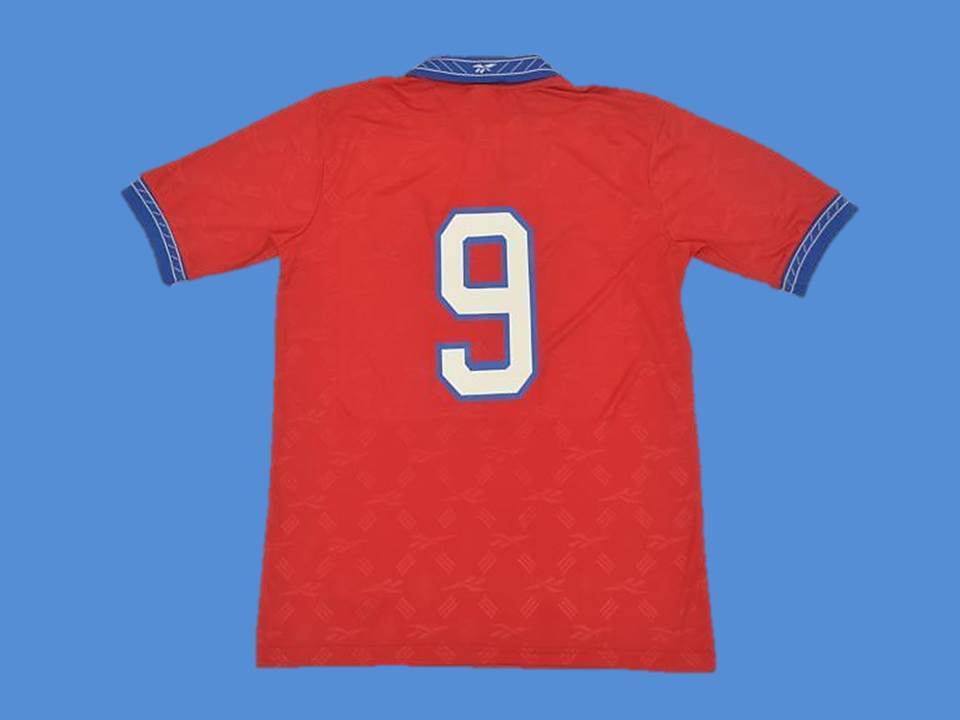 Chile 1998 Number 9 World Cup Home Jersey
