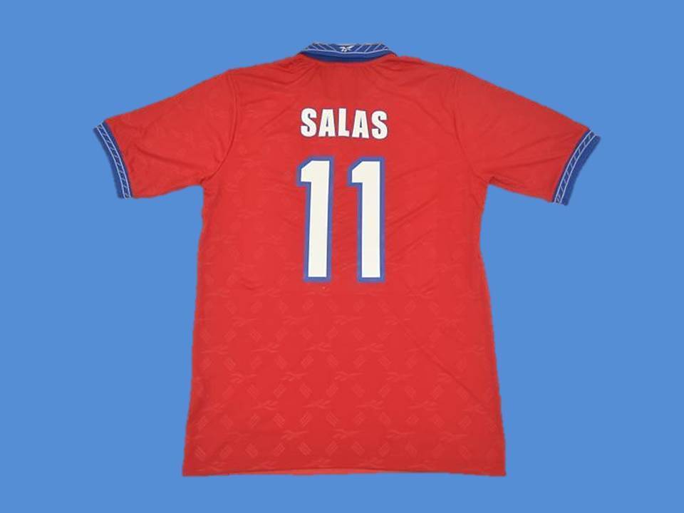 Chile 1998 Salas 11 World Cup Home Jersey