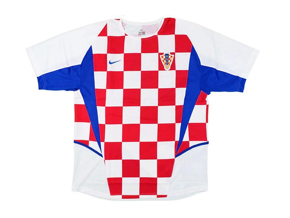 Croatia 2002 World Cup Home Football Shirt Soccer Jersey
