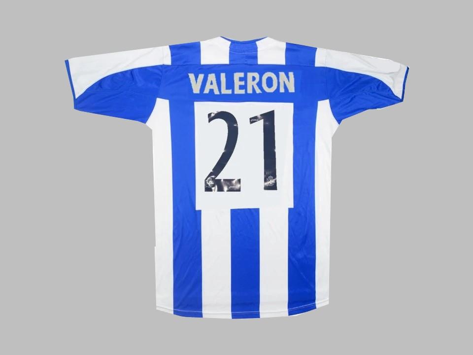 Deportivo 2003 2004 Valeron 21 Home Shirt