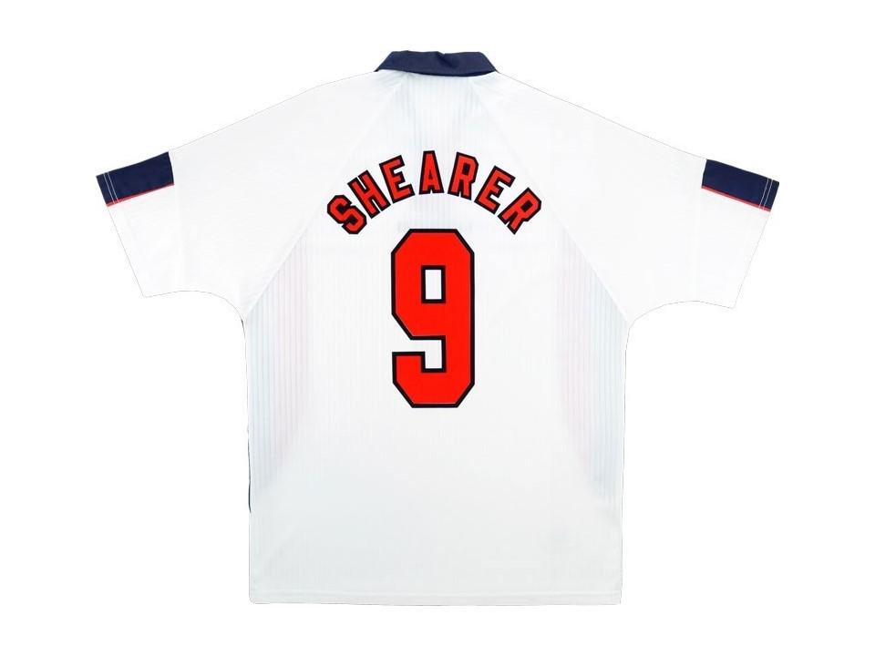 England 1998 Shearer 9 World Cup Home Football Shirt Soccer Jersey
