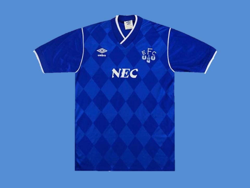 Everton 1987 1988 Home Jersey