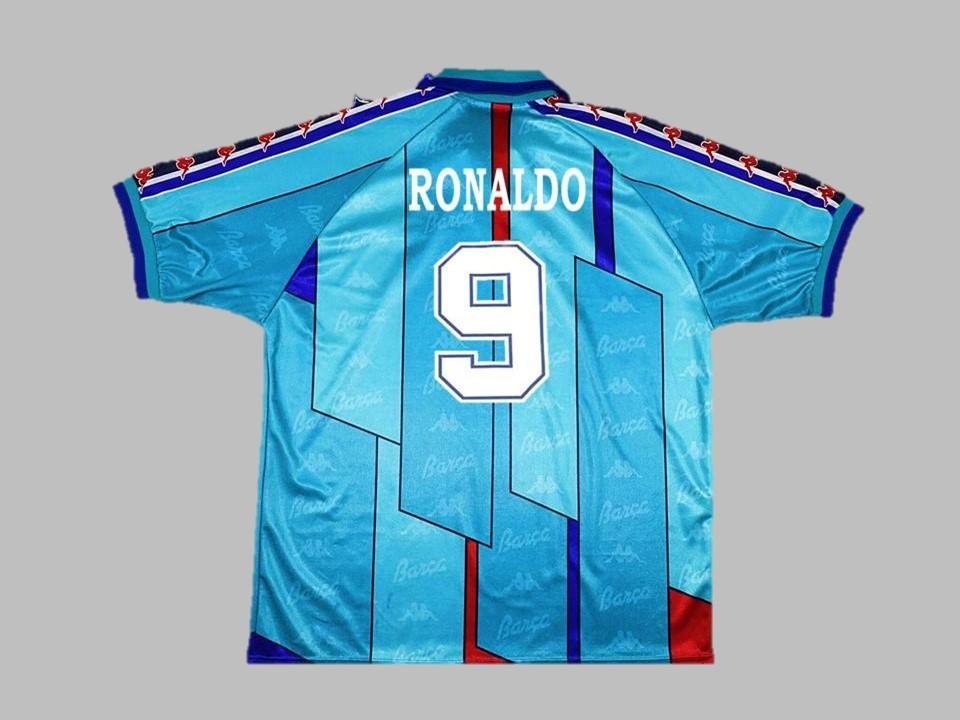 Fc Barcelona 1996 1997 Ronaldo 9 Away Shirt