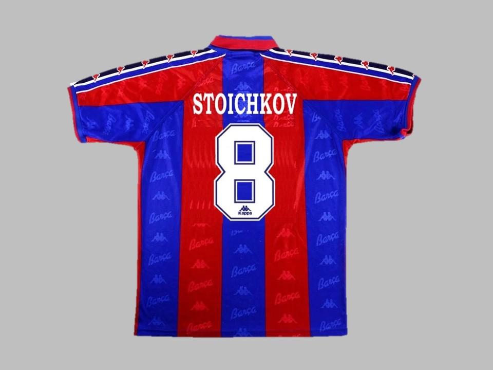 Fc Barcelona 1996 1997 Stoichkov 8 Home Shirt