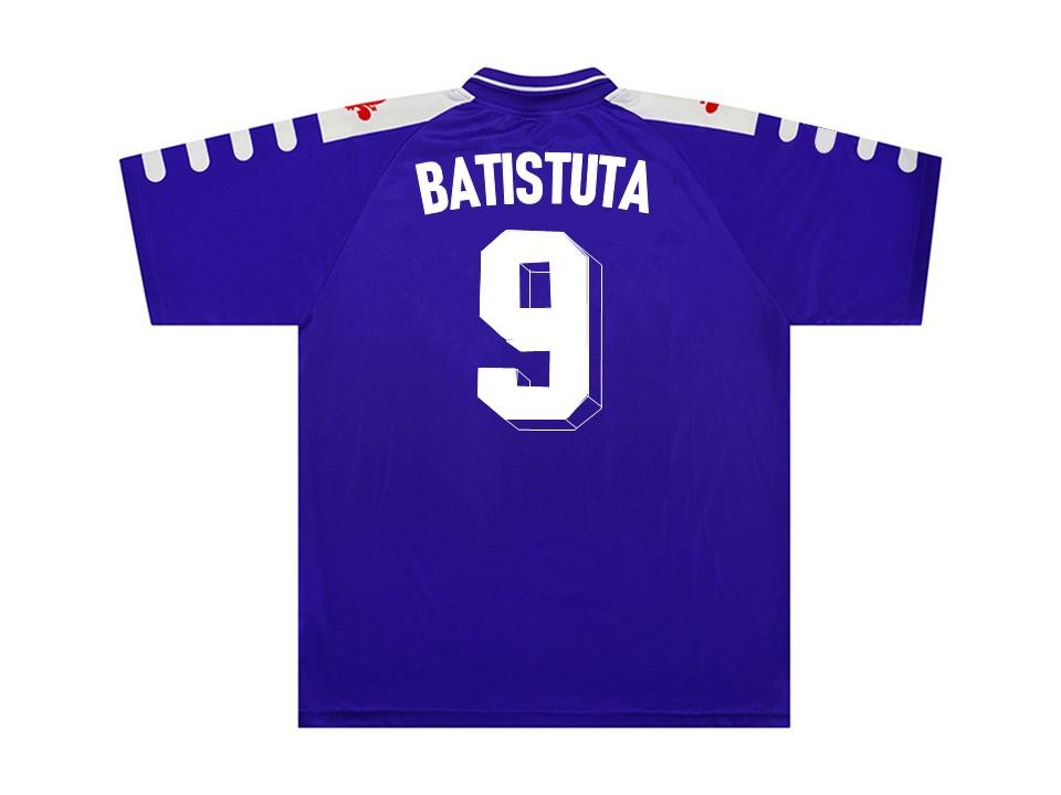 Fiorentina 1998 1999 Batistuta 9 Football Shirt Jersey