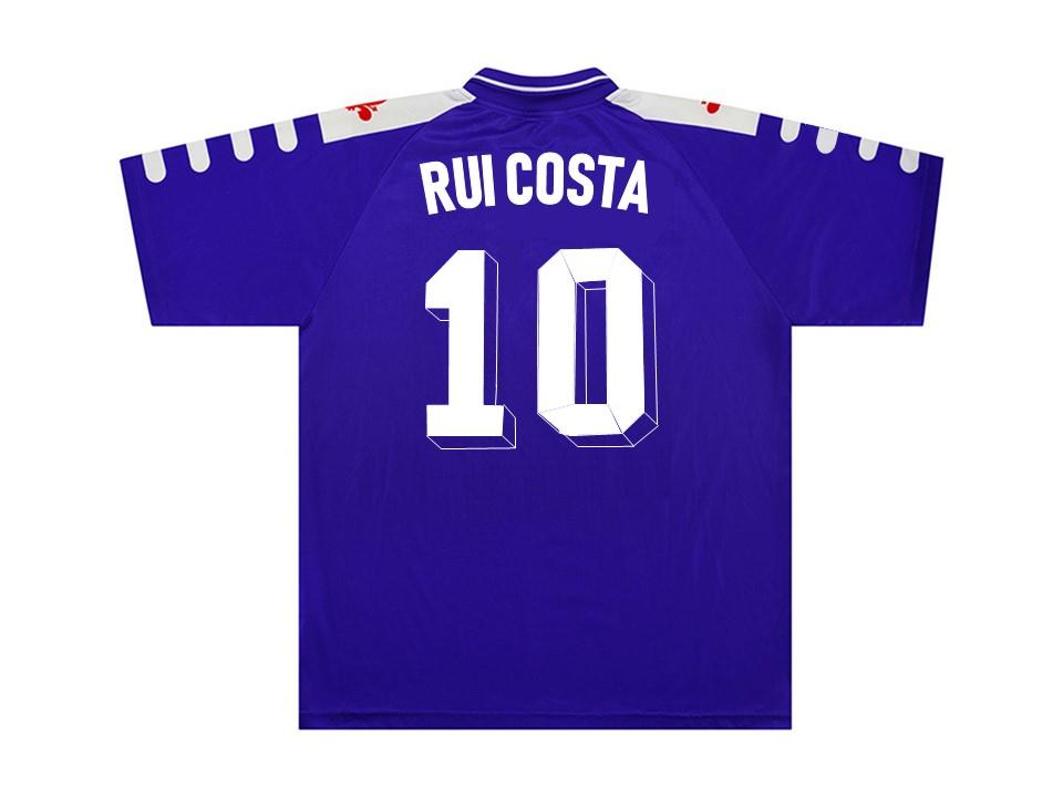 Fiorentina 1998 1999 Rui Costa 10 Football Shirt Jersey