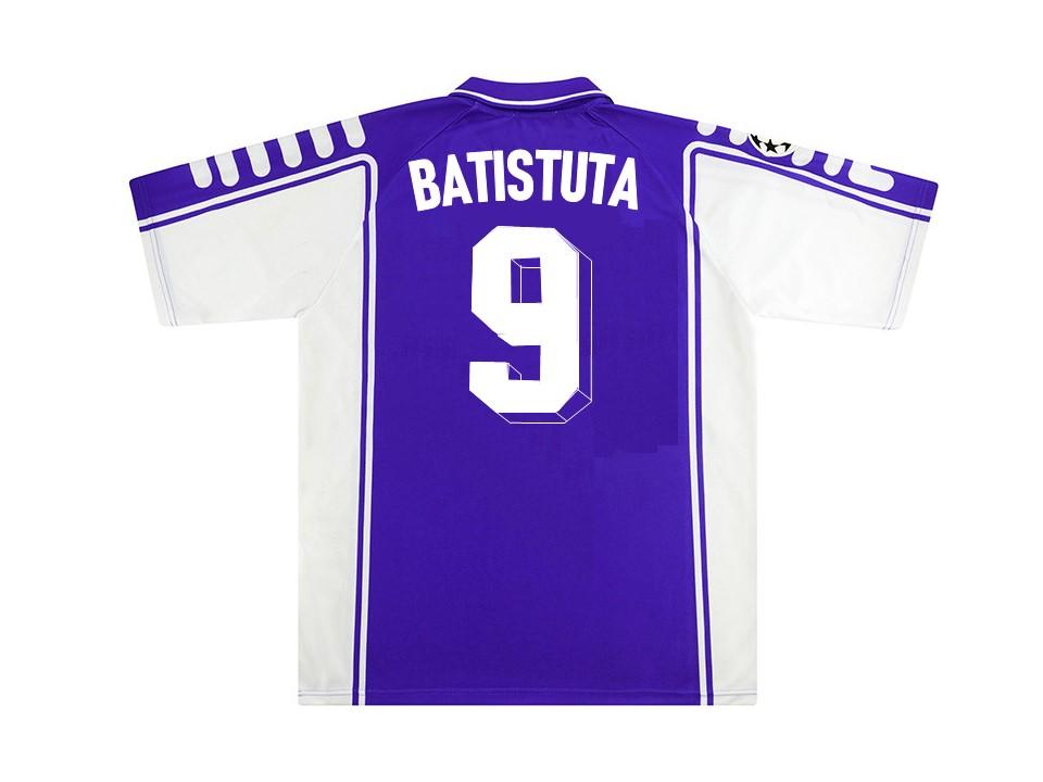 Fiorentina 1999 2000 Batistuta 9 Football Shirt Jersey