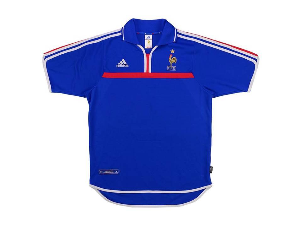 France 2000 2002 Home Jersey